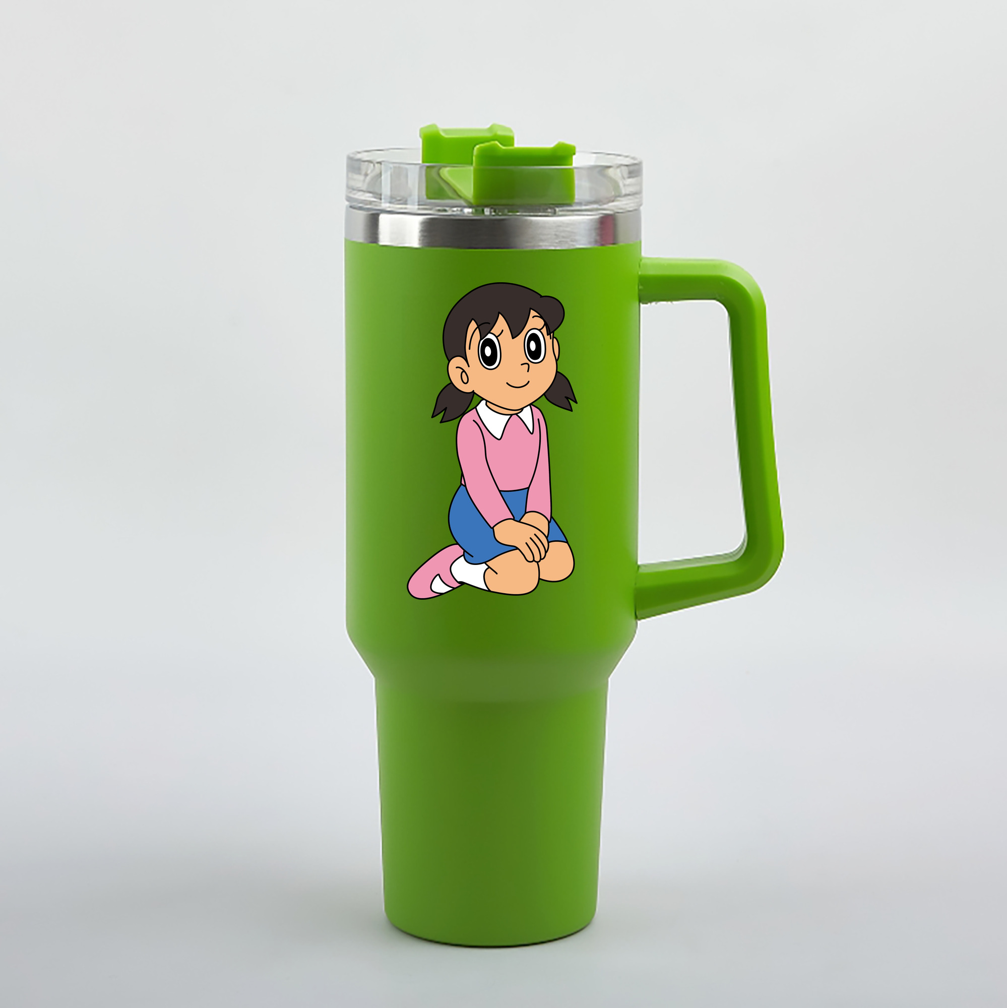 （画像用） ドラえもん みなもと しずか Doraemon Shizuka Minamoto 1200mL車用タンブラー（カラープリント）